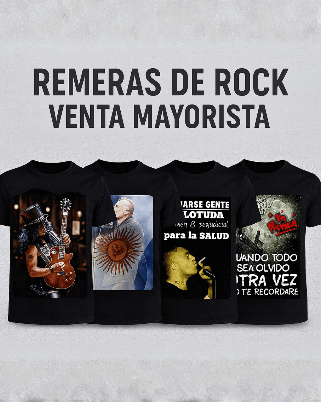 Remeras de Rock por Mayor